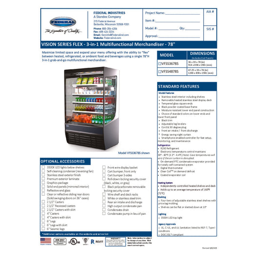 VFSS3678S Spec Sheet