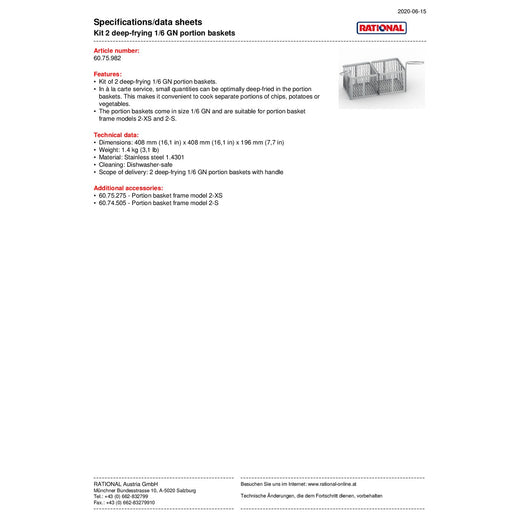 Spec Sheet