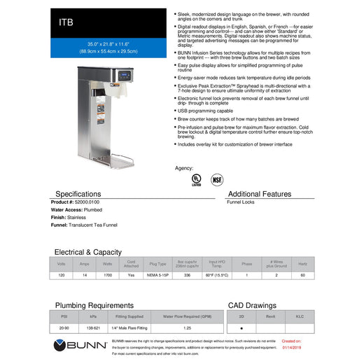 Spec Sheet