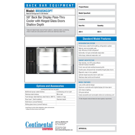 Spec Sheet