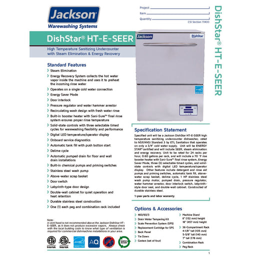 Spec Sheet