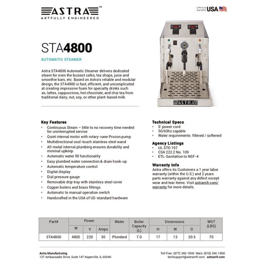 Spec Sheet
