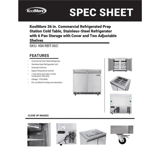 Spec Sheet