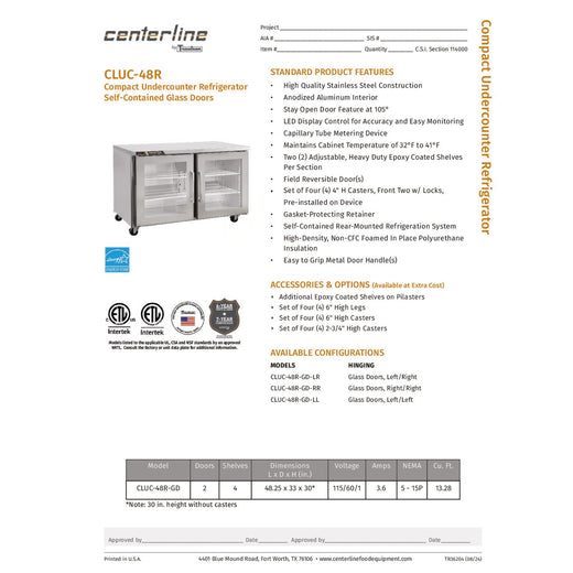 Spec Sheet