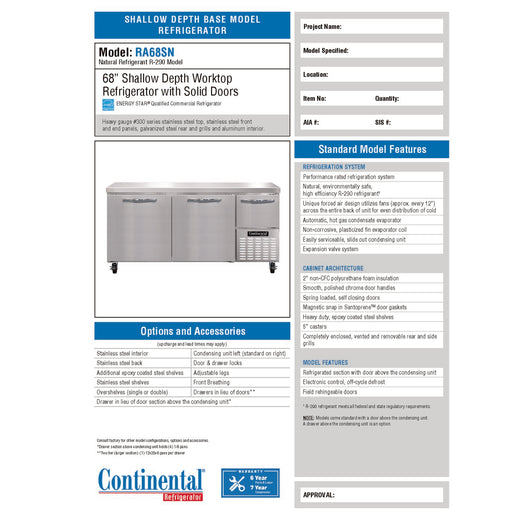 Spec Sheet