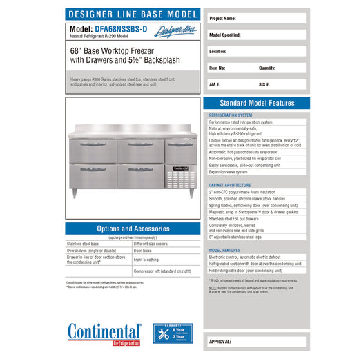 Spec Sheet
