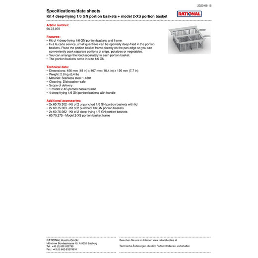 Spec Sheet