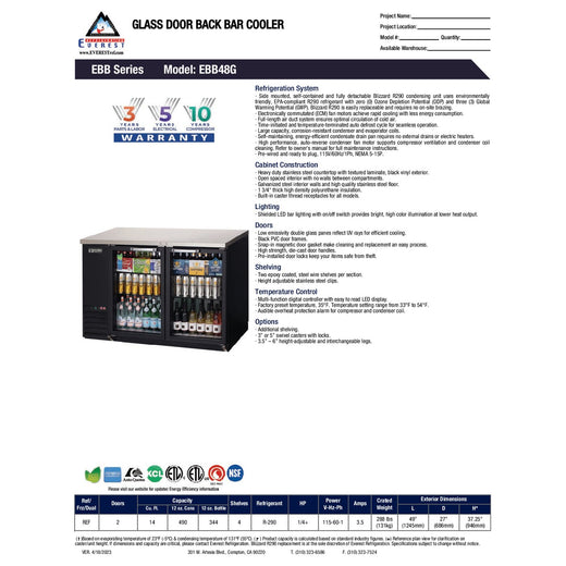 Spec Sheet