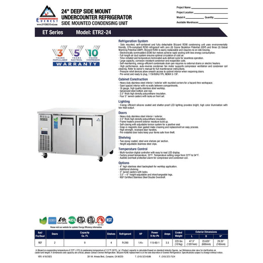 Spec Sheet