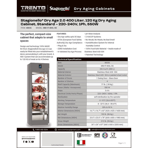 Spec Sheet