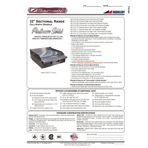 Spec Sheet