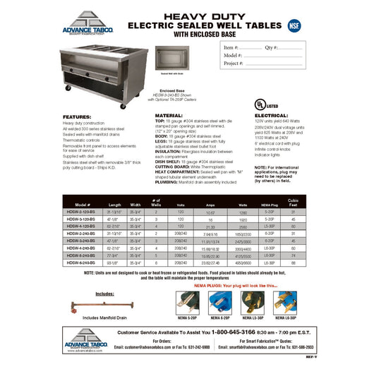 Spec Sheet