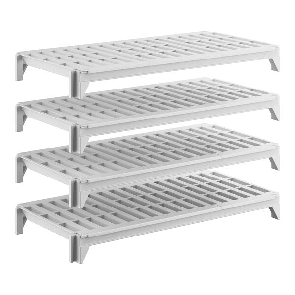 Cambro CPSK1836V4480 Camshelving Premium Shelf Plate Kit with 4 Vented Shelves - 18"W x 36"L