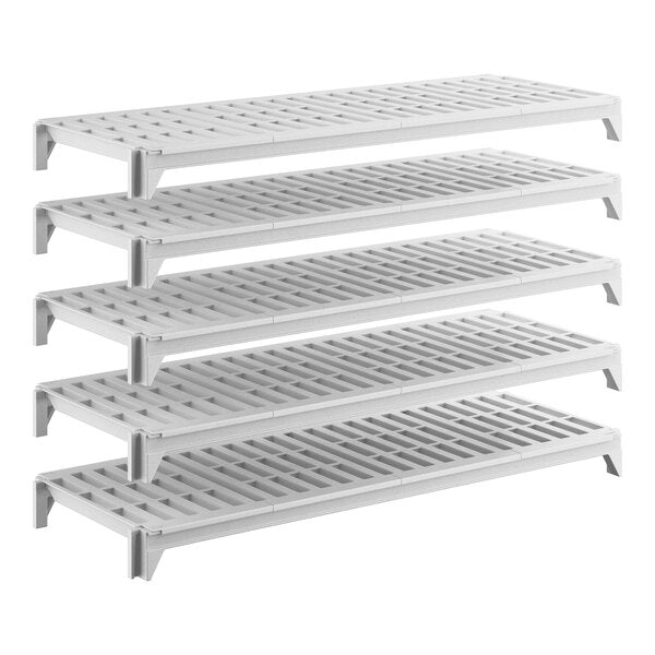 Cambro CPSK1848V5480 Camshelving Premium Shelf Plate Kit w/ 5 Vented Shelves - 18"W x 48"L