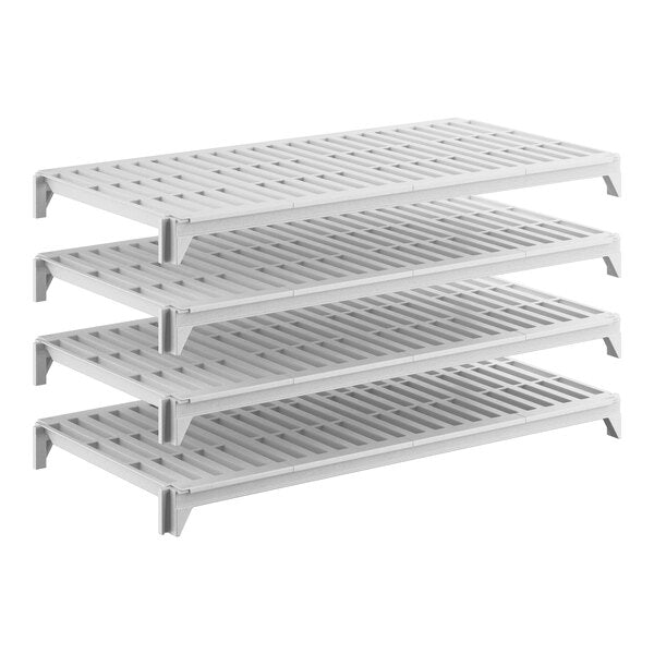 Cambro CPSK2448V4480 Camshelving Premium Shelf Plate Kit w/ 4 Vented Shelves - 24"W x 48"L