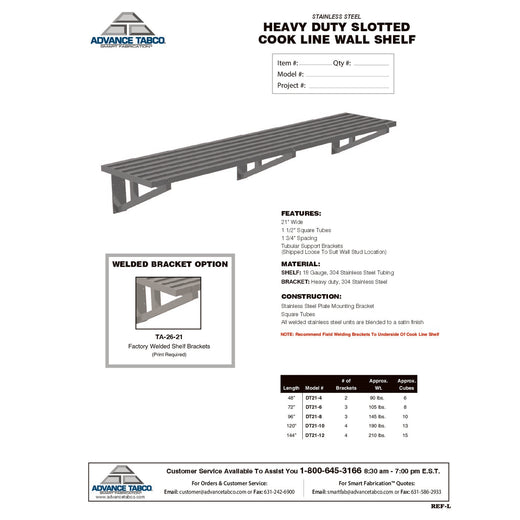 Spec Sheet