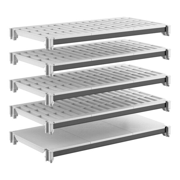 Cambro EXSK1836VS5480 Camshelving Elements 5-Shelf Plate Kit - 18"W X 36"L