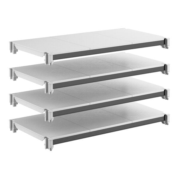 Cambro EXSK1836S4480 Camshelving Elements Xtra Universal 4-Shelf Kit - 18"W X 36"L