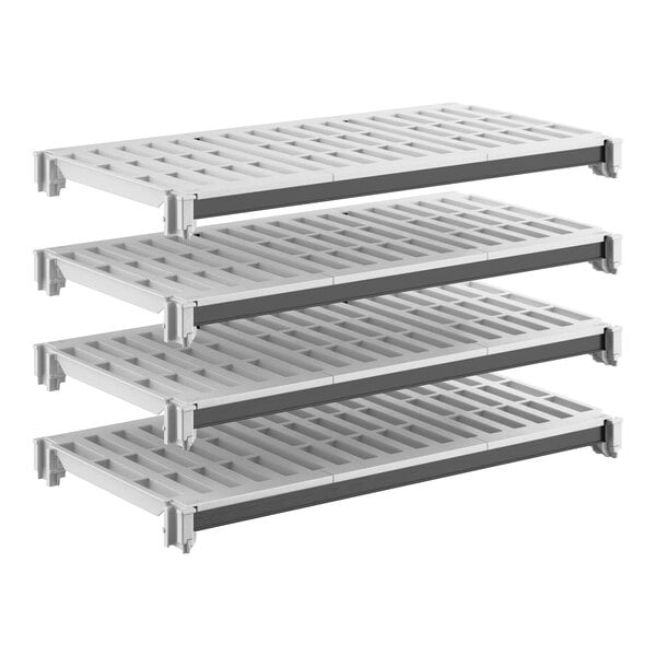 Cambro EXSK1836V4480 Camshelving Elements 4-Shelf Plate Kit - 18"W X 36"L
