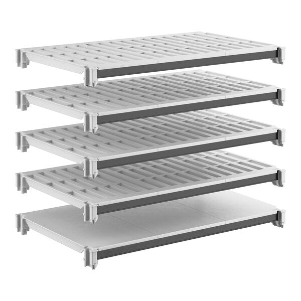 Cambro EXSK2136VS5480 Camshelving Elements Polymer Vented/Solid Shelf Plate Kit - 21"W X 36"L