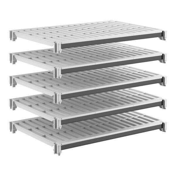 Cambro EXSK2436V5480 Camshelving Elements Vented 5-Shelf Plate Kit - 24"W X 36"L