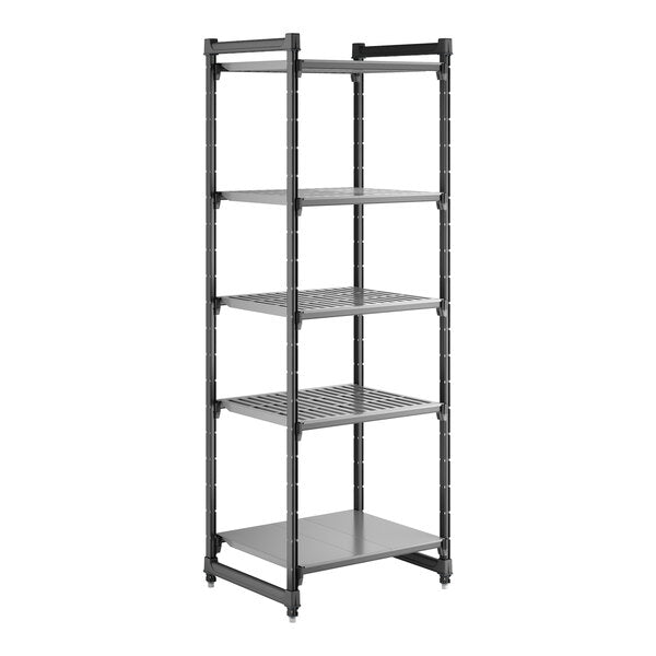 Cambro CBU243084VS5580 Camshelving Basics Plus Starter Unit w/ 4 Vented and 1 Solid Shelf - 24" x 30" x 84"