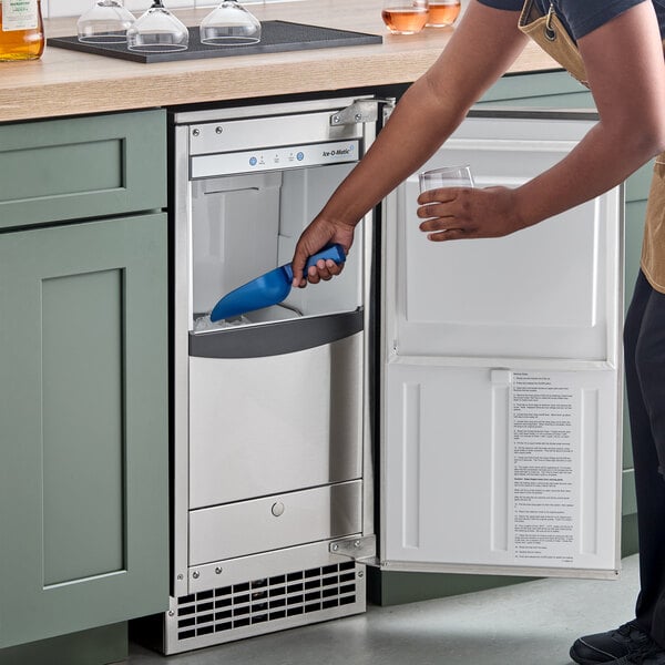 Ice-O-Matic GEMU090 Air Cooled Undercounter Pearl/Nugget Ice Machine