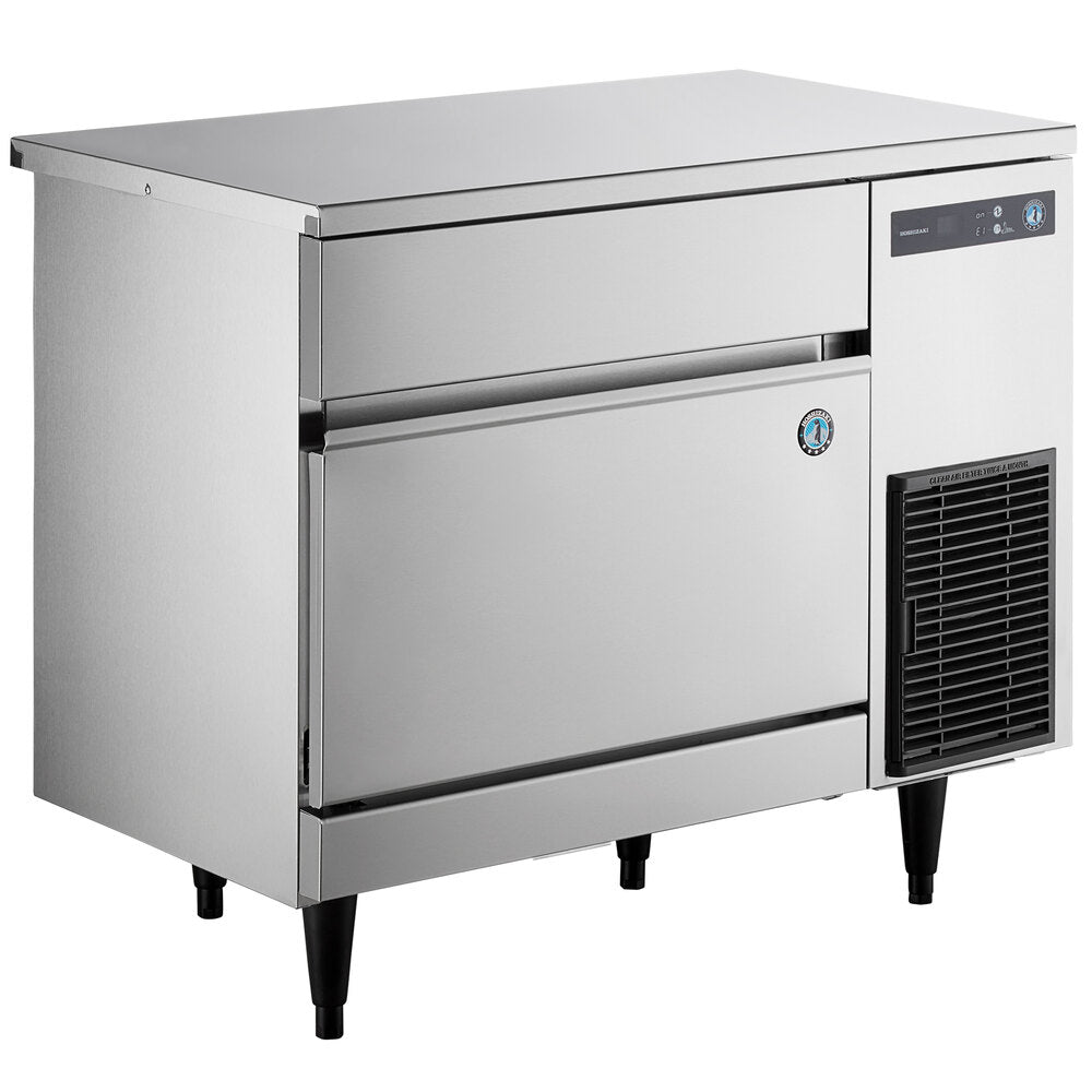 Hoshizaki IM-200BAK 39 1/2" Self-Contained Air-Cooled Regular Cube Ice Machine with 75 lb. Storage- 115V, 186 lb.