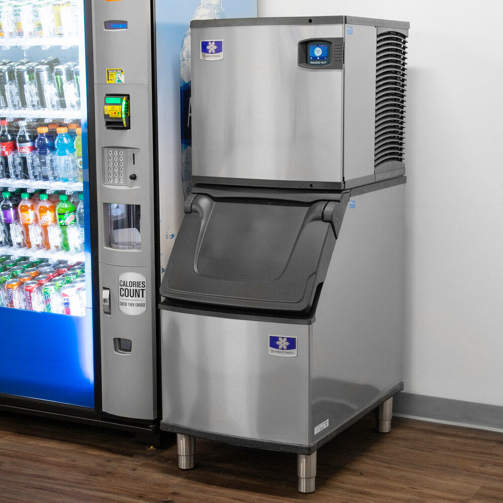 Manitowoc Ice IDP0620A-161 482 Pounds Air Cooled Full Dice Cube Ice Machine