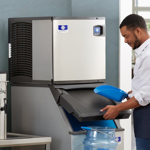 Manitowoc Ice IYP0420A-161 437 lb Air-Cooled Half Dice Cube Ice Machine