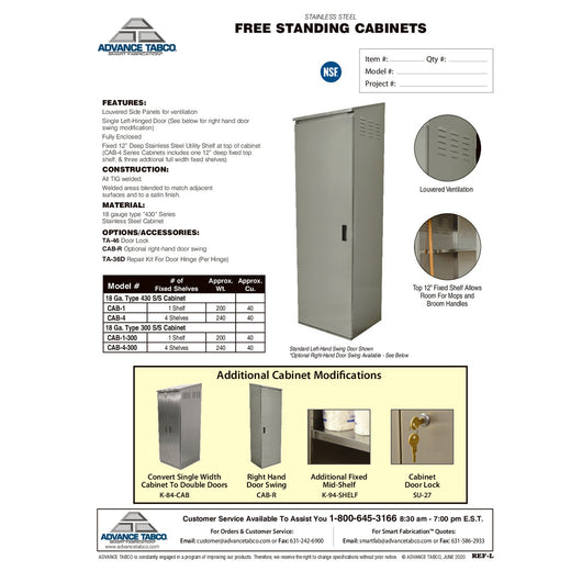 Spec Sheet