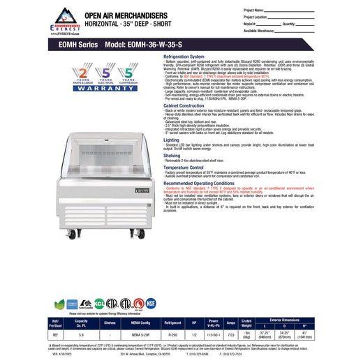 Spec Sheet