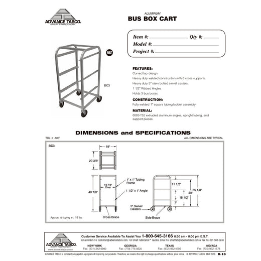 Spec Sheet