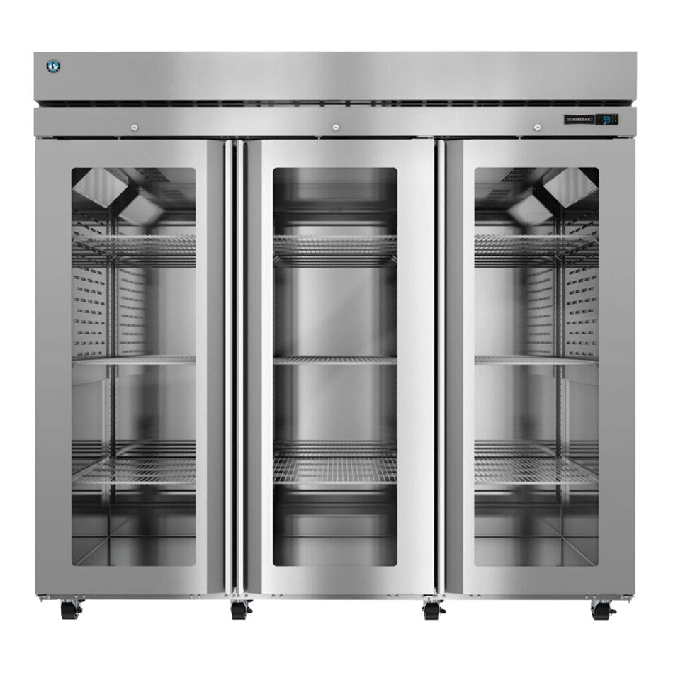 Hoshizaki R3A-FGE 82 1/2" Glass Door Reach-In Refrigerator