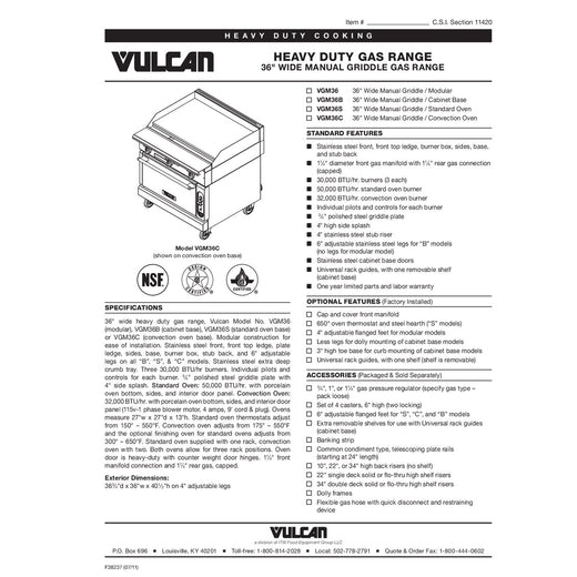 Spec Sheet