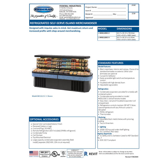 IMSS120SC-3 Spec Sheet