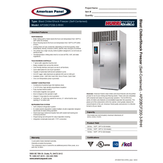Spec Sheet