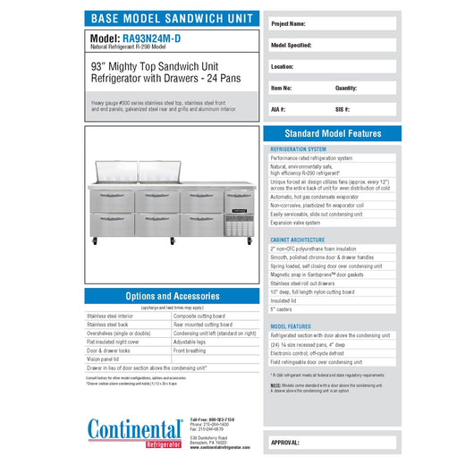 Spec Sheet