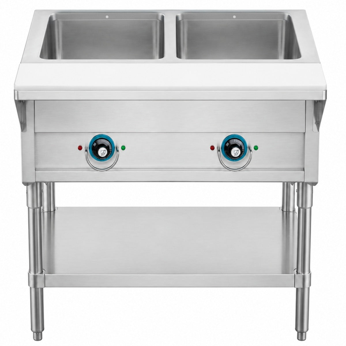Prepline EST30-2O electric steam table, front view