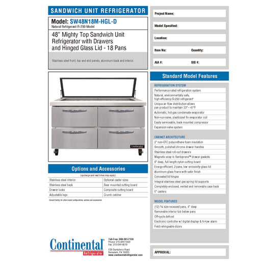 Spec Sheet