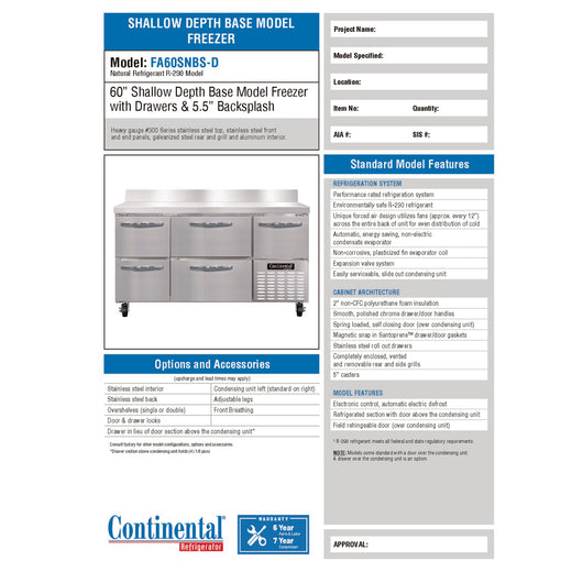 Spec Sheet