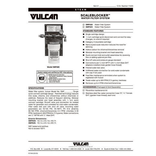Spec Sheet