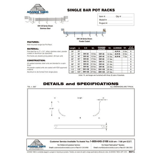 Spec Sheet
