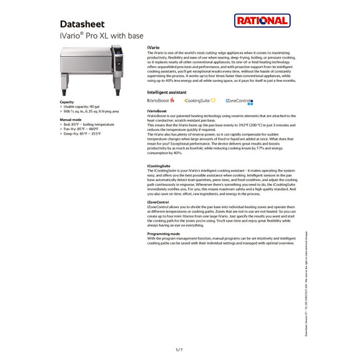 Spec Sheet