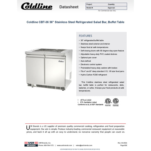 Spec Sheet