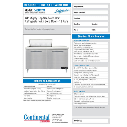 Spec Sheet