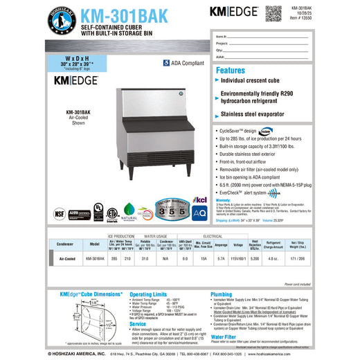 Spec Sheet
