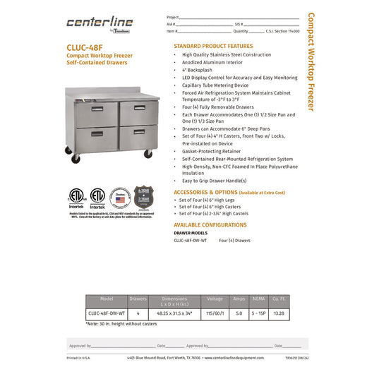 Spec Sheet