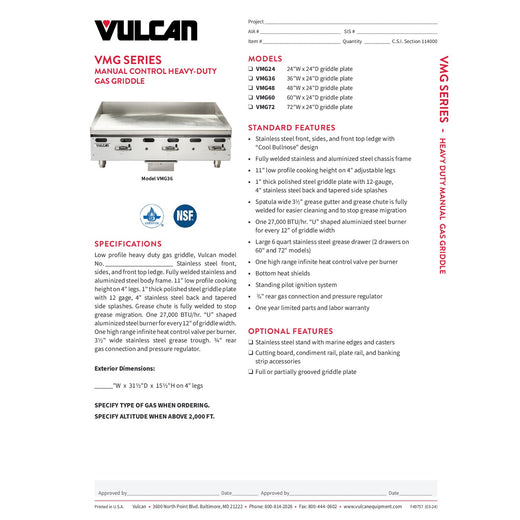 Spec Sheet