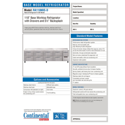 Spec Sheet